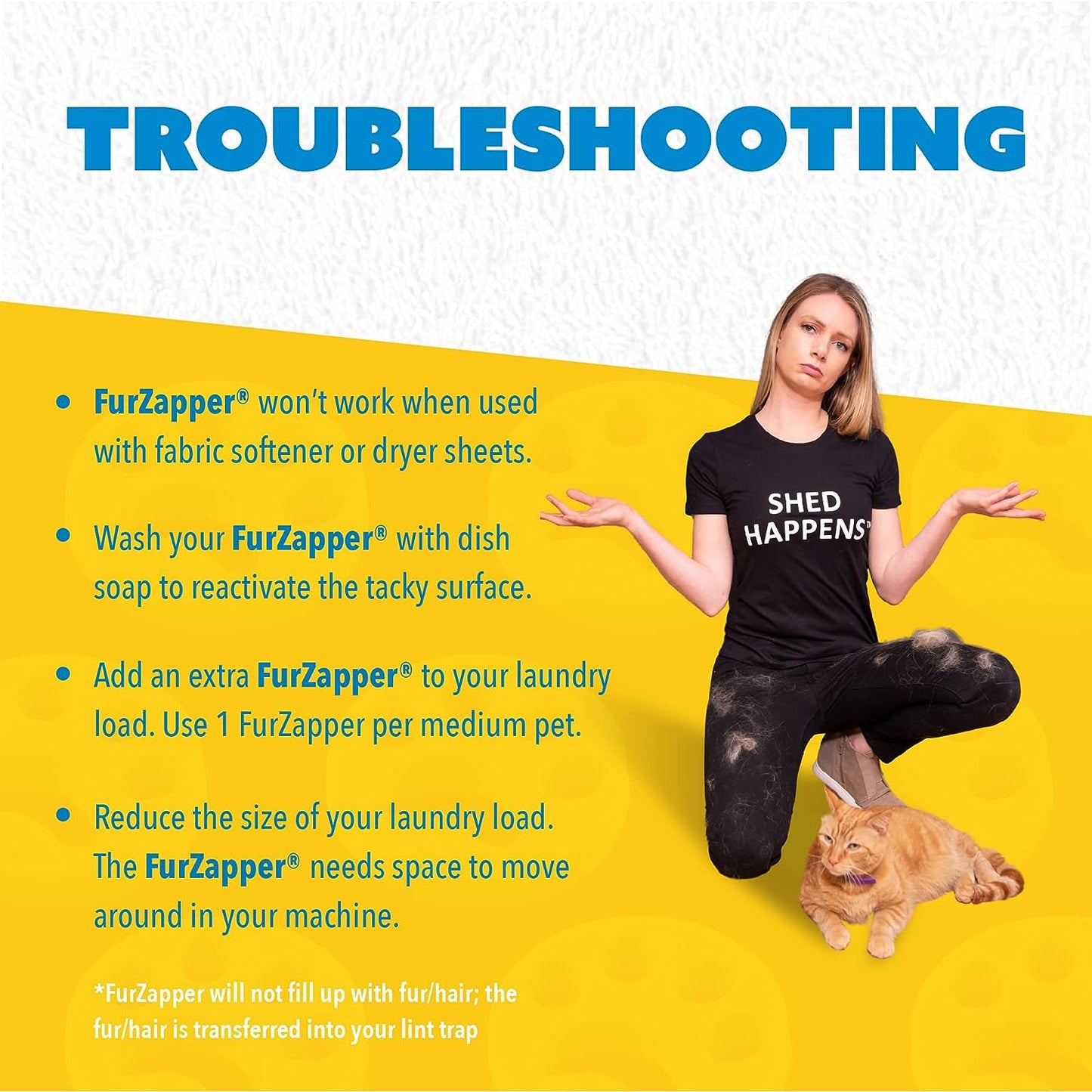 Pet Hair Remover for Laundry, 2 Pack - Reusable