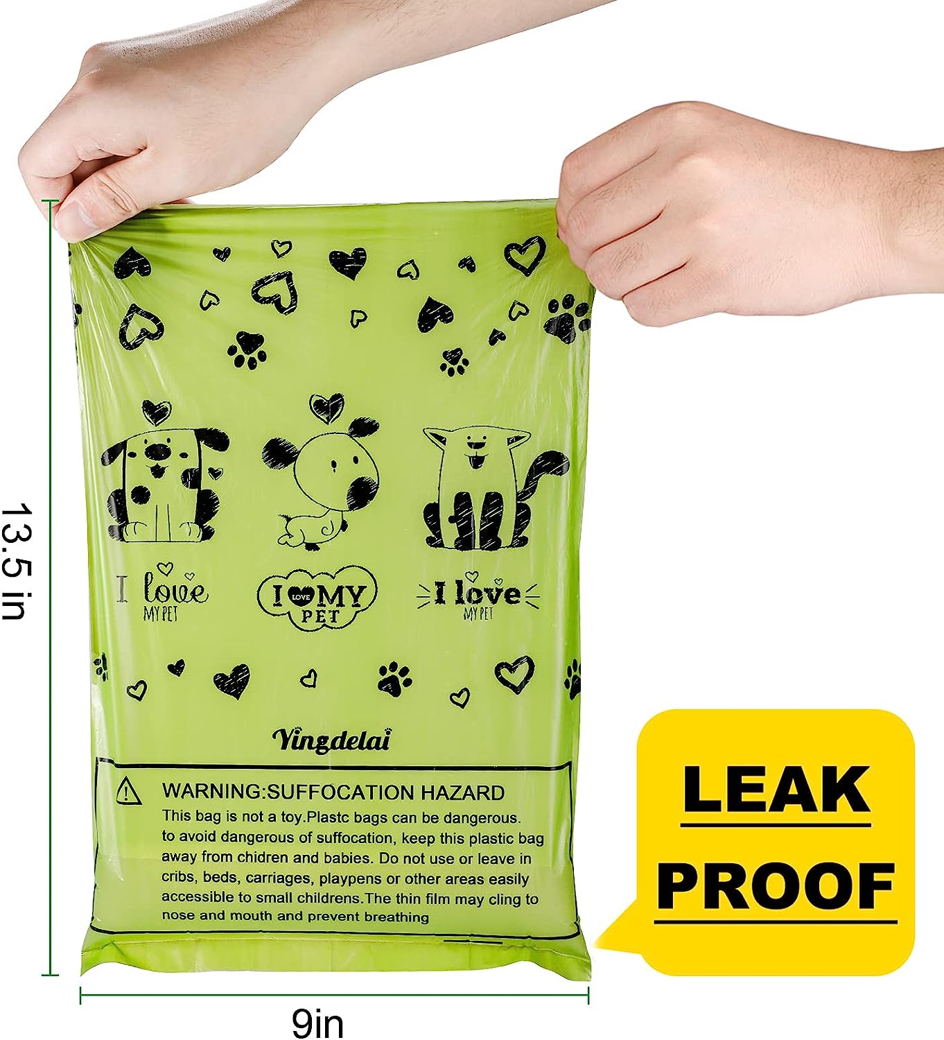 NOVAPETS Biodegradable Dog Poop Bags