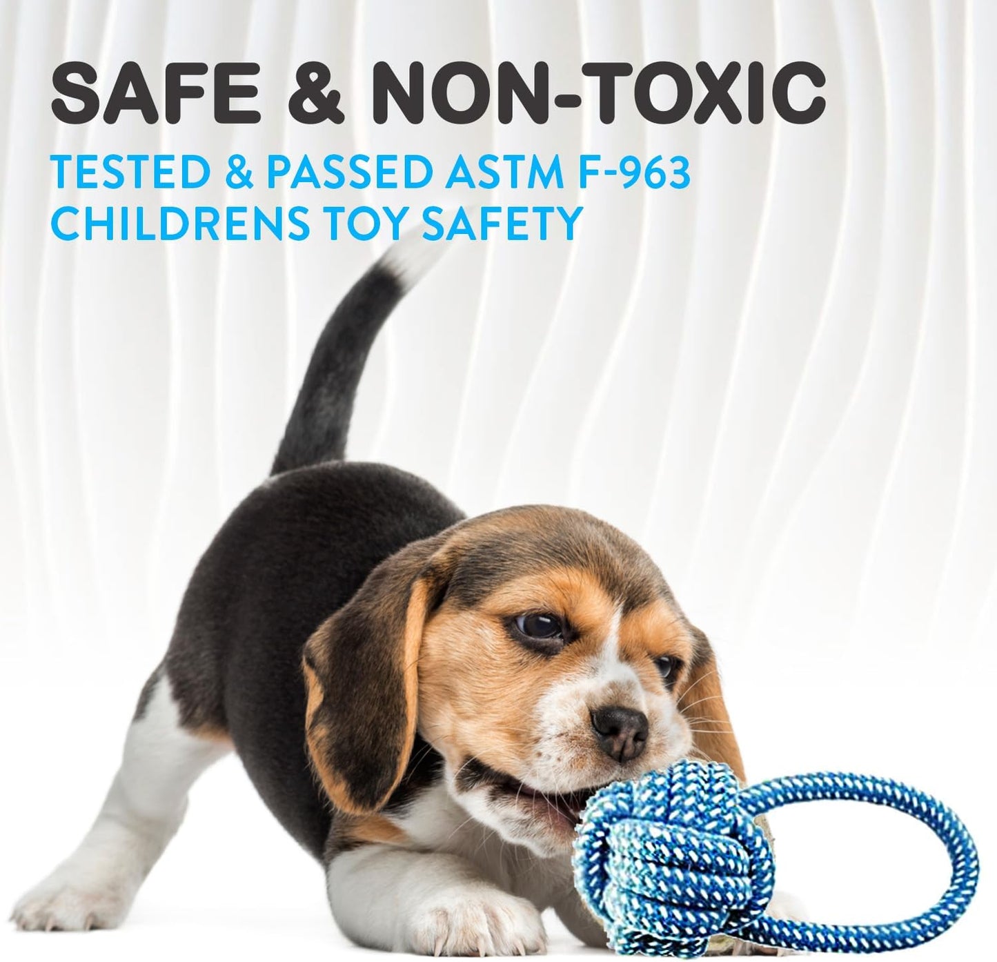 Pacific Pups 18 Piece Dog Toy Set - Plush, Rope & Chew Toys Support Non-Profit Dog Rescue