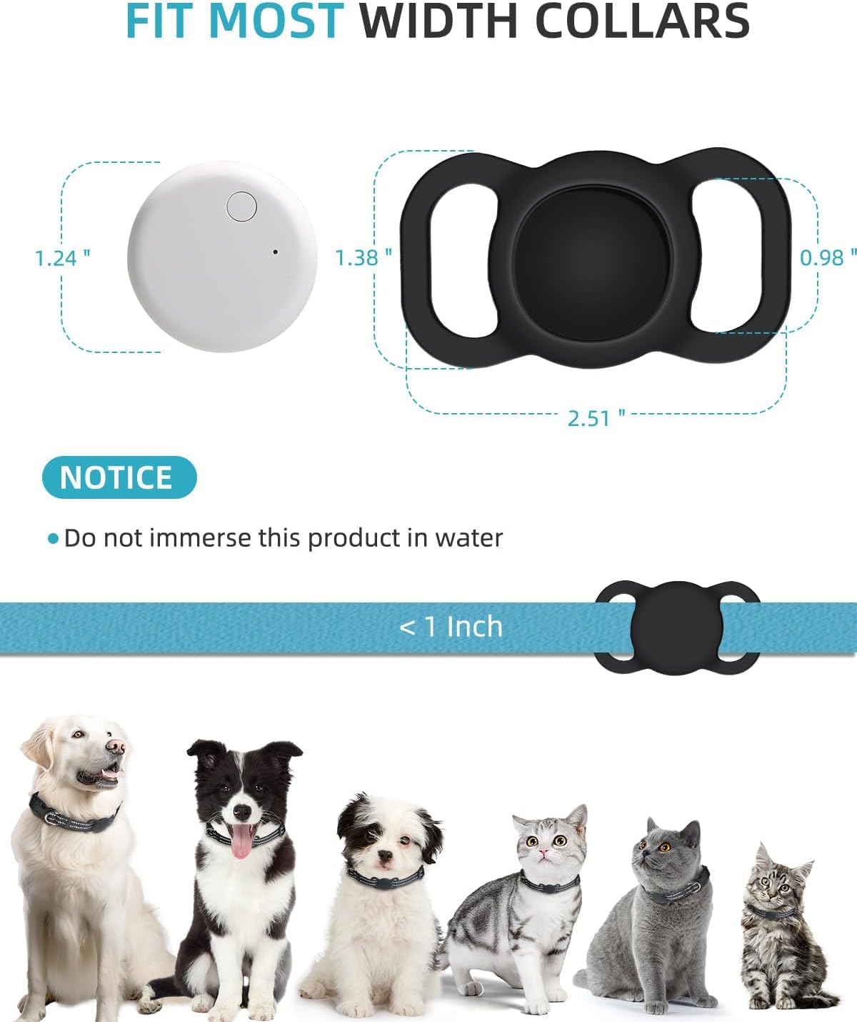 GPS Tracker Pet Tracking Smart Activity Tracker (iOS Only)